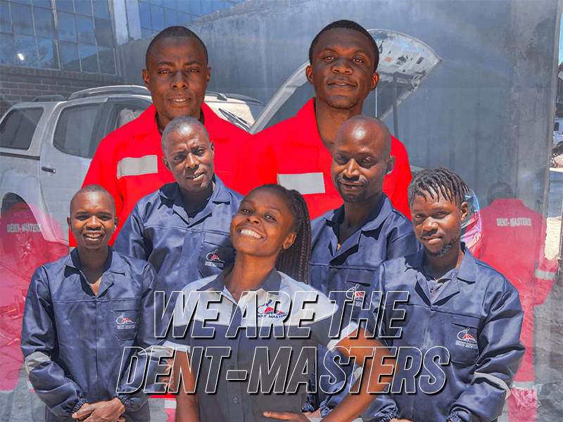 Dentmasters auto body repair team